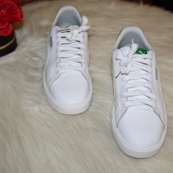 PUMA Women's 11 Serve Pro Lite SoftFoam+ White Green Tennis Shoes Sneakers - Picture 4 of 16